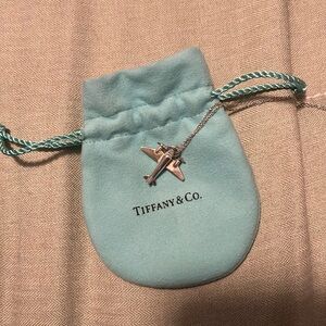 Tiffany and Co airplane necklace